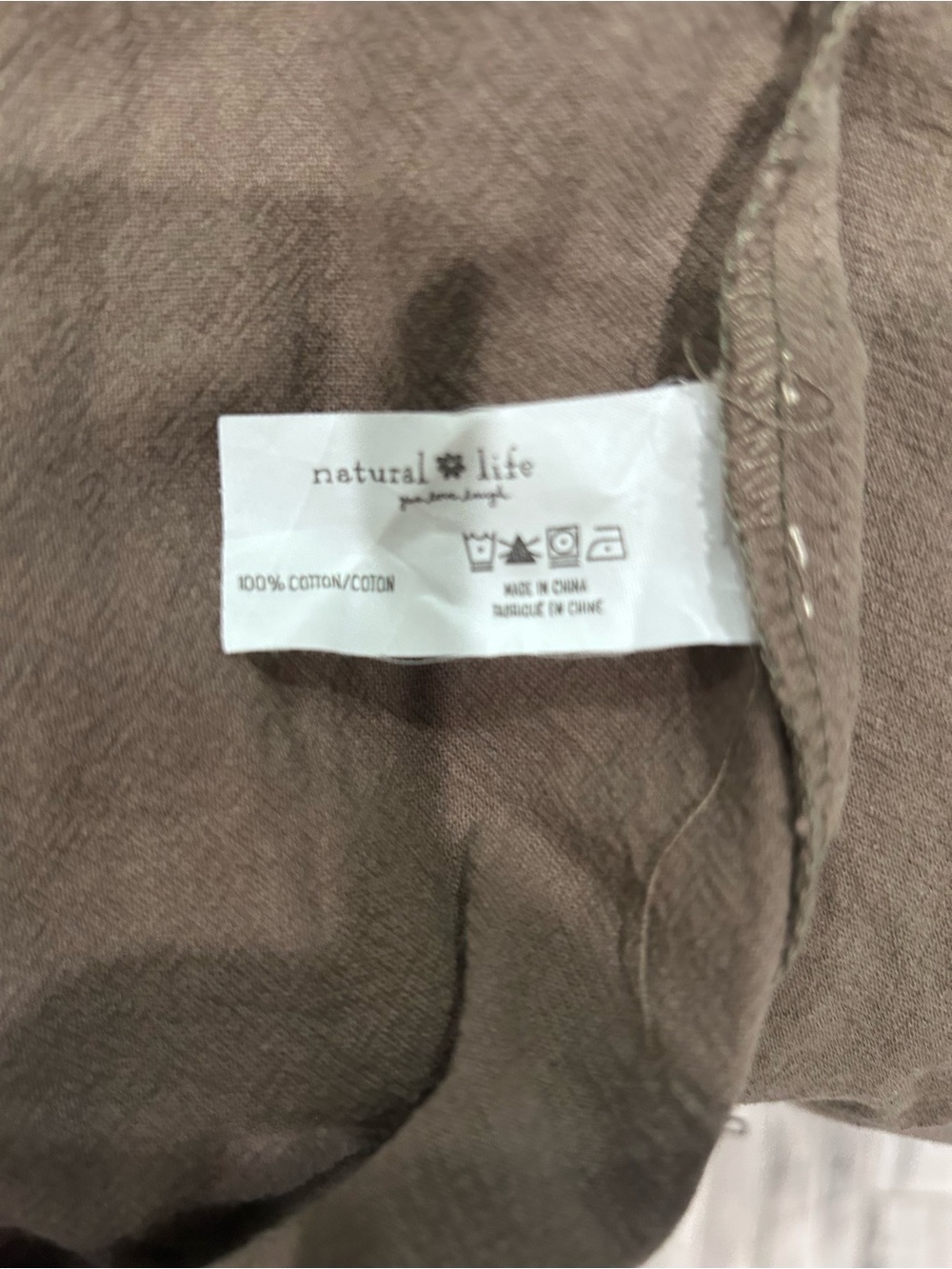 NATURAL LIFE Drawstring Rolled-Hem Shorts - Picture 7 of 10